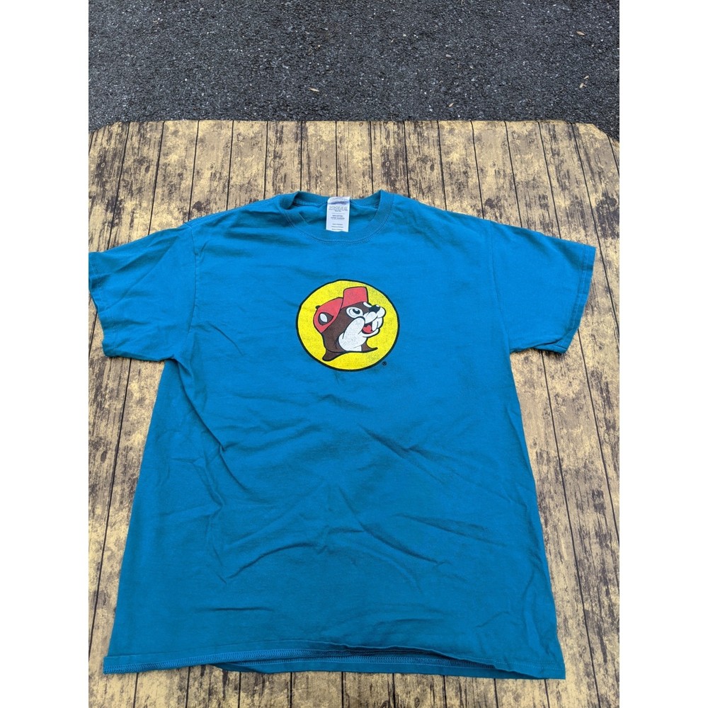 Buc-ees Blue Livin' for the Weekend Shirt Medium